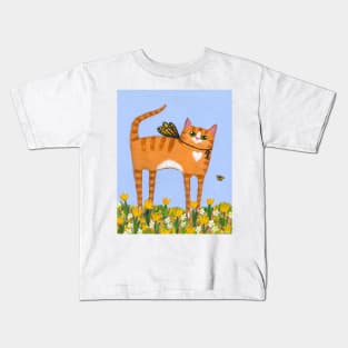 Ladylegs In The Tulips Kids T-Shirt